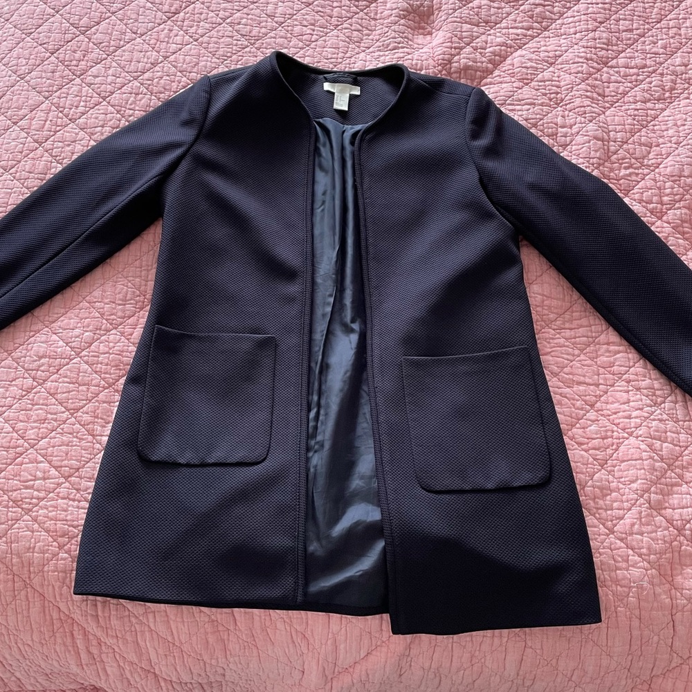 Navy H&M jacket, size 12